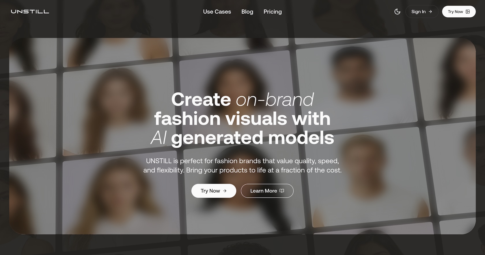 Unstill UNSTILL | AI Fashion Photography for Ecommerce Brands